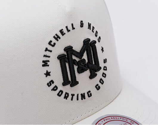 Kšiltovka Mitchell & Ness - Branded - Interlock Crest Pro Snapback - Cream