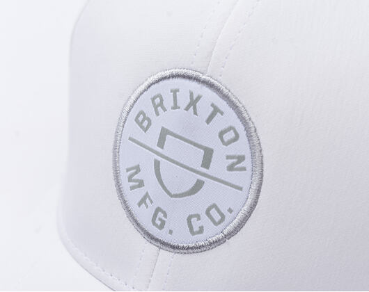 Kšiltovka Brixton - Crest X Mp Snapback - White/White