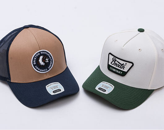 Kšiltovka Brixton - Rival Stamp X Mp Mesh Cap - Washed Navy/Washed Navy