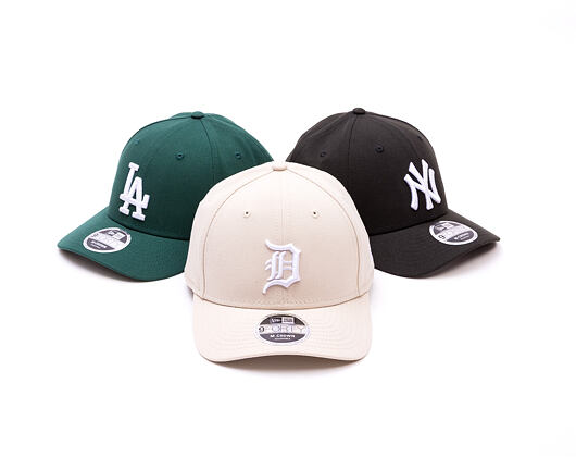 Kšiltovka New Era - MLB Seasonal 9FORTY M-CROWN - Detroit Tigers - Cream