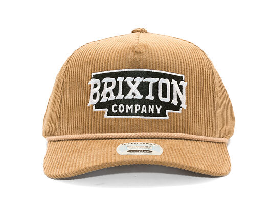 Kšiltovka Brixton - Pierson C Np Mp Snpk - Sand Corduroy