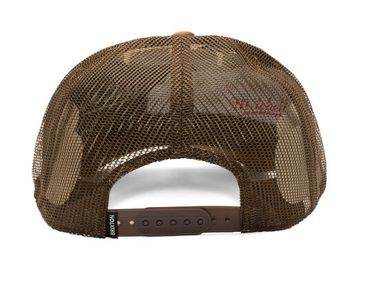 Kšiltovka Brixton - Out After Dark Np Hp Trucker H - Pinecone Brown/Whitecap