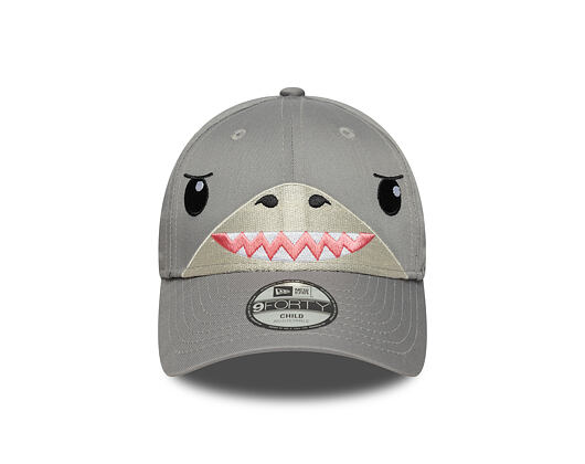 Dětská Kšiltovka New Era - Monster Face 9FORTY - Grey