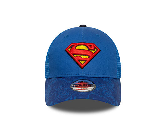 Dětská Kšiltovka New Era - Seasonal Superman 9FORTY - Azure