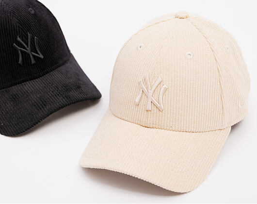 Dámská Kšiltovka New Era - MLB Cord 9FORTY - NY Yankees - Stone