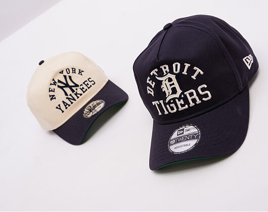 Kšiltovka New Era - MLB Heritage Pre-Curved Golfer 19TWENTY - Detroit Tigers - Navy