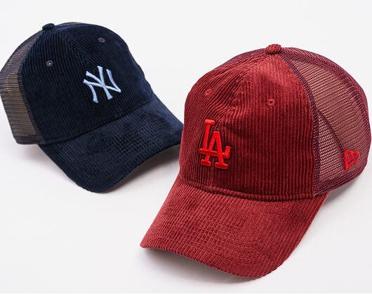 Kšiltovka New Era - MLB Cord 9TWENTY - LA Dodgers - Burgundy