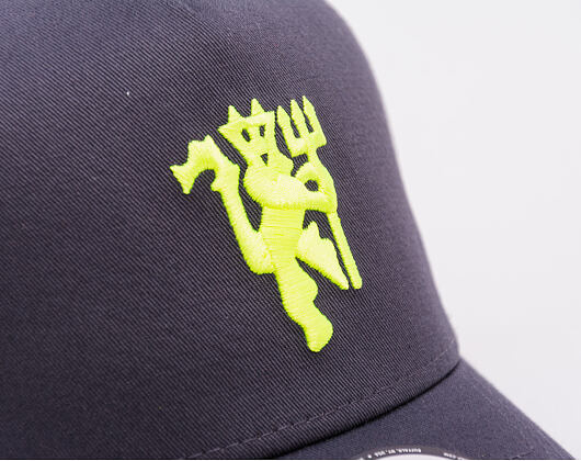 Kšiltovka New Era - Seasonal 9FORTY Trucker - Manchester United FC - Graphite / Cyber Yellow