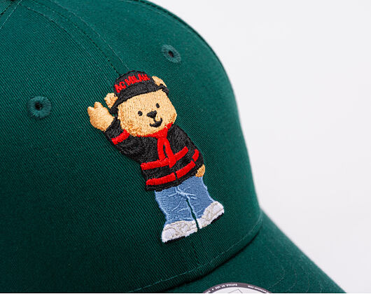 Dětská Kšiltovka New Era - Bear Kids 9FORTY - AC Milan - Dark Green