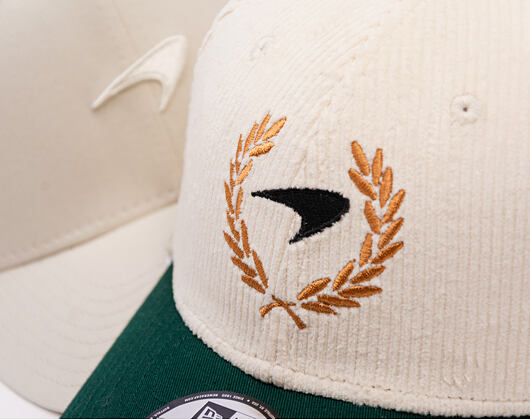 Kšiltovka New Era - F1 Seasonal Cord 9SEVENTY Stretch-Snap - McLaren Racing - Cream / Dark Green