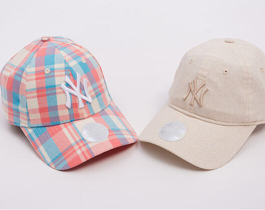 Kšiltovka New Era - 920W MLB Linen - New York Yankees - Stone/Stone