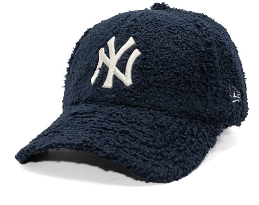 Kšiltovka New Era - MLB Borg Teddy Fleece 9FORTY - NY Yankees - Navy