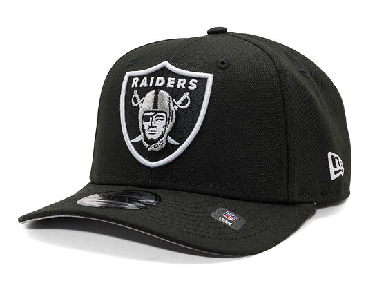 Kšiltovka New Era - NFL Anniversary Patch 9SEVENTY Stretch-Snap - Las Vegas Raiders - Black