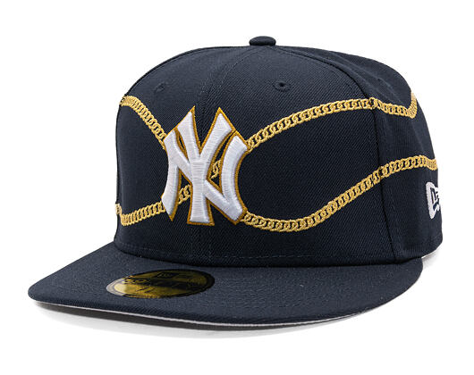 Kšiltovka New Era - MLB Chain Wrap 59FIFTY - NY Yankees - Navy