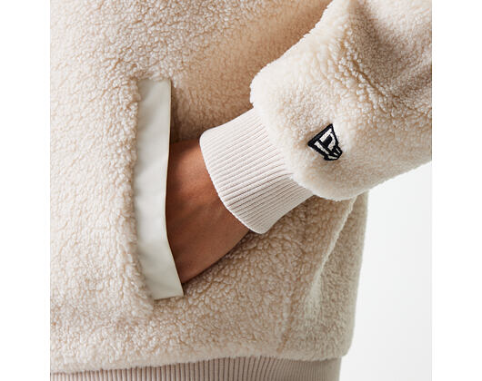 Dámská Bunda New Era - MLB Sherpa Bomber - NY Yankees - Cream