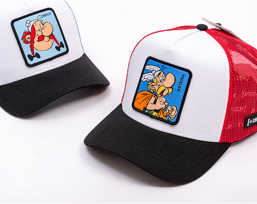 Kšiltovka Capslab - Asterix Trucker - White / Red