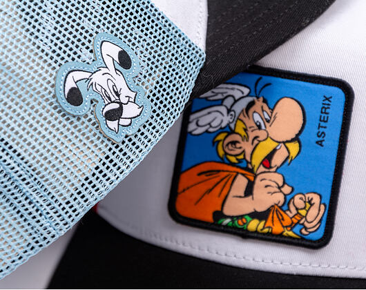 Kšiltovka Capslab - Obelix Trucker - White / Blue