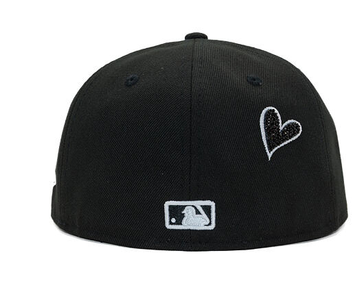 Kšiltovka New Era - MLB Team Heart 59FIFTY - LA Dodgers - Black / White