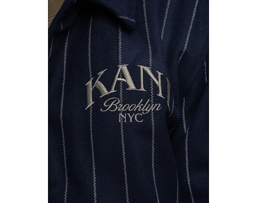 Vlněná Bunda Karl Kani - Kani Pinstripes Wool Jacket - Blue