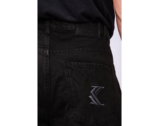 Džíny Karl Kani - OG K Washed Straight Leg Jeans - Black