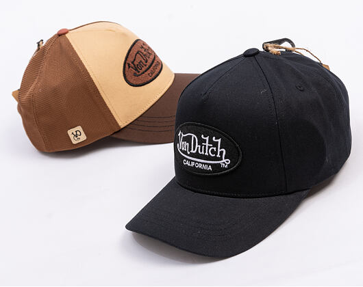 Kšiltovka Von Dutch - Trucker - Cali Patch - Black