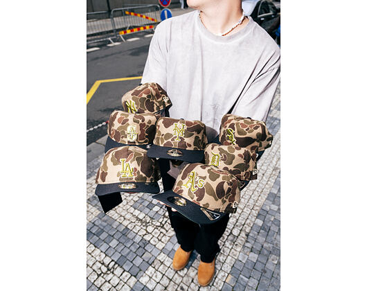 Kšiltovka New Era "Three Looms × MLB Wool Duck Camo" 19TWENTY - NY Mets