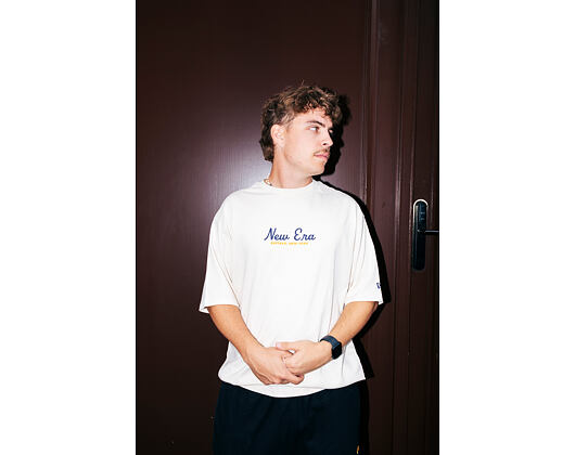 Triko New Era - Wild Graphic Tee - Cream
