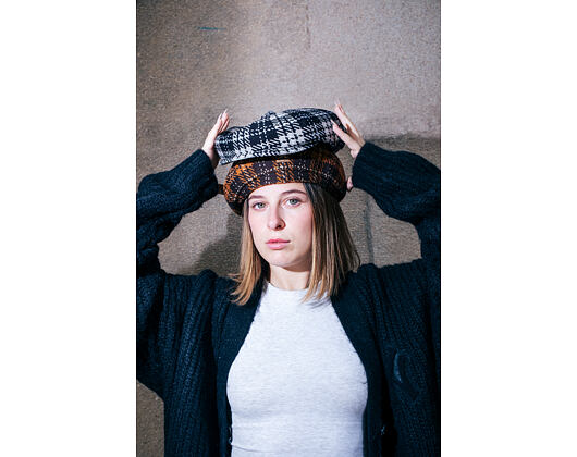 Baret Kangol - New Heritage Flat Cap - Black Check