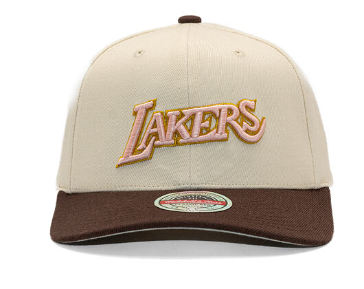 Kšiltovka Mitchell & Ness - Blush Sand Classic Red - Los Angeles Lakers - Sand/Brown