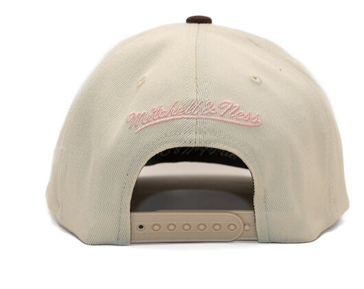 Kšiltovka Mitchell & Ness - Blush Sand Classic Red - Brooklyn Nets - Sand/Brown