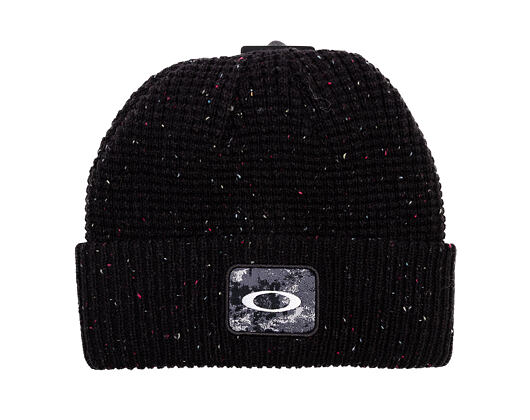 Kulich Oakley - Ellipse Patch Waffle Beanie - Blackout
