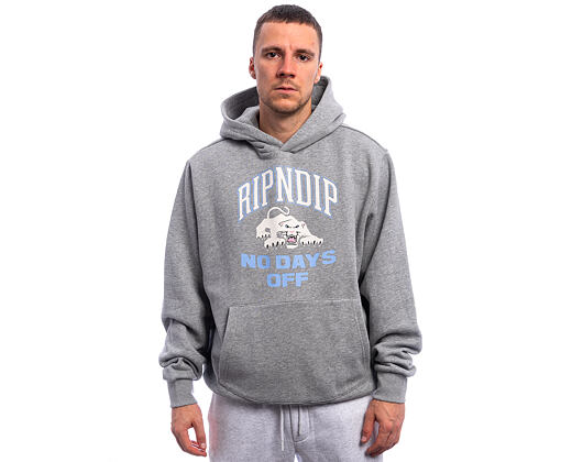 Mikina Rip N Dip - White Panther Hoodie - Heather Grey