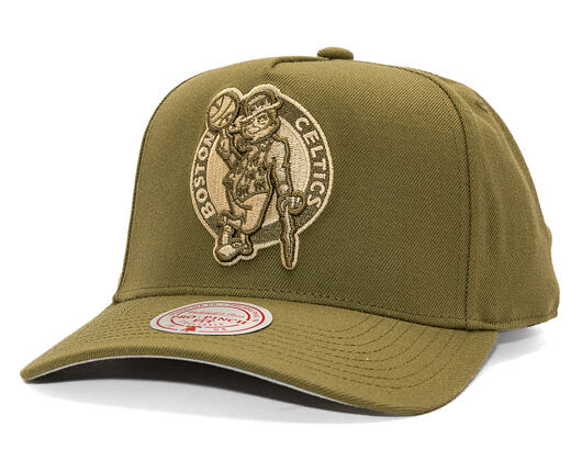 Kšiltovka Mitchell & Ness - NBA Fashion Basic Pro - Boston Celtics - Olive