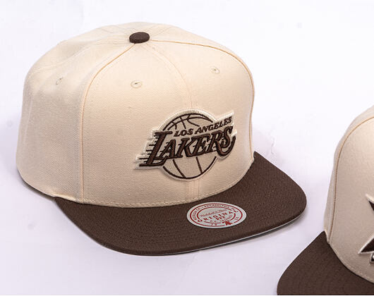 Kšiltovka Mitchell & Ness - NBA Fashion Basic 2T Snapback - Los Angeles Lakers - Cream