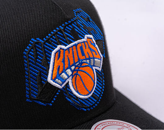 Kšiltovka Mitchell & Ness - NBA Tilted Pro Snapback - New York Knicks - Black