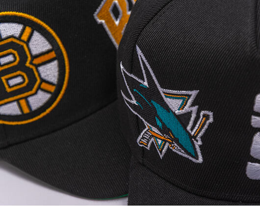 Kšiltovka Mitchell & Ness - NHL Busted Pro - San Jose Sharks - Black