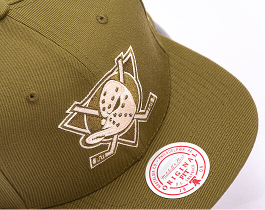 Kšiltovka Mitchell & Ness - NHL Fashion Basic Snapback Vntg - Anaheim Ducks - Olive
