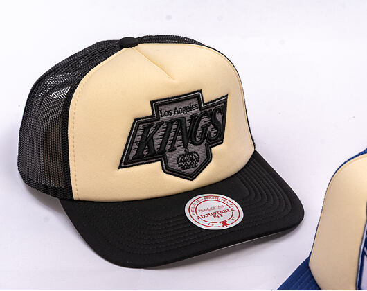 Kšiltovka Mitchell & Ness - NHL Vintage Block Trucker - Los Angeles Kings - Cream