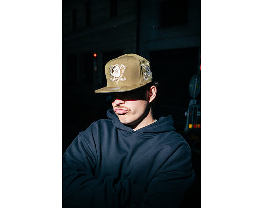 Kšiltovka Mitchell & Ness - NHL Fashion Basic Snapback Vntg - Anaheim Ducks - Olive