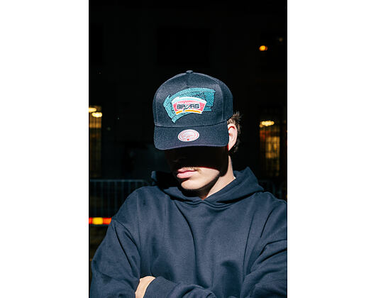 Kšiltovka Mitchell & Ness - NBA Tilted Pro Snapback Hwc - San Antonio Spurs - Black