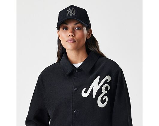 Bunda New Era - Branded Cord Coach Jacket - Black