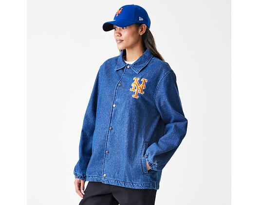 Bunda New Era - MLB Denim Coach Jacket - NY Mets - Denim
