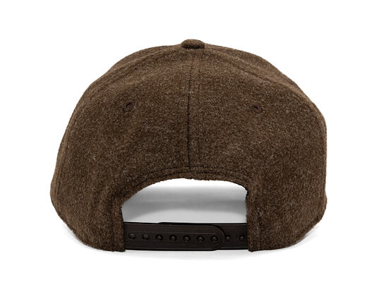 Kšiltovka New Era - MLB Melton Wool 9FORTY - Detroit Tigers - Brown / White