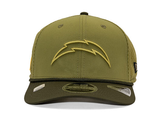 Kšiltovka New Era - NFL25 "Salute to Service" - 9SEVENTY Stretch-Snap - Los Angeles Chargers