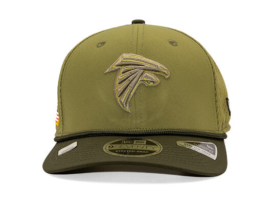 Kšiltovka New Era - NFL25 "Salute to Service" - 9SEVENTY Stretch-Snap - Atlanta Falcons