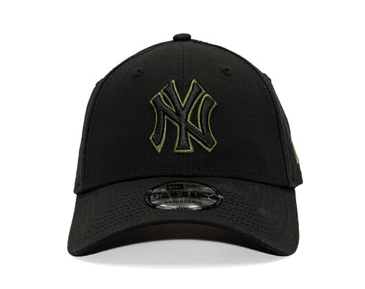 Kšiltovka New Era - MLB Team Outline 9FORTY - NY Yankees - Black / Olive