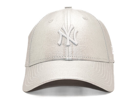 Dámská Kšiltovka New Era - MLB Metallic 9FORTY - NY Yankees - Silver