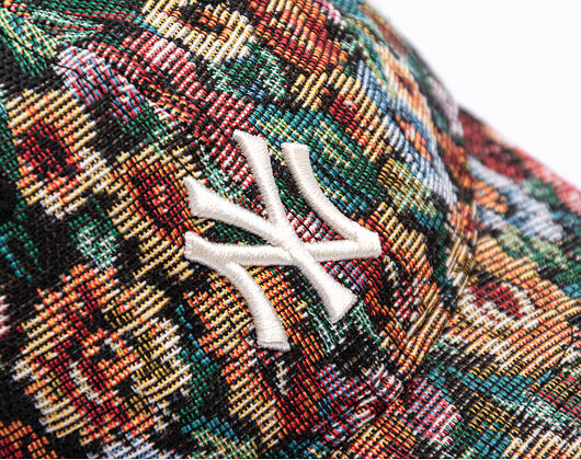 Dámská Kšiltovka New Era - MLB Womens Floral 9TWENTY - NY Yankees - Black / Cream