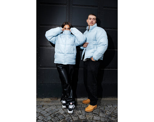 Péřová bunda Karl Kani - Small Signature Embossed Logo Puffer Jacket - Blue