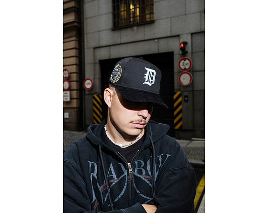 Kšiltovka New Era - MLB Retro Cord Cooperstown 19TWENTY - Detroit Tigers - Black